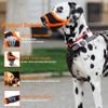 Seyezo Soft Breathable Dog Muzzle, Air-Mesh Nylon, Adjustable, Orange, XXL view 2