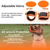 Seyezo Soft Breathable Dog Muzzle, Air-Mesh Nylon, Adjustable, Orange, XXL view 4