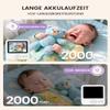 OBVHNUA 720p Video Baby Monitor with Camera, 2.8-Inch IPS Screen, VOX, Night Vision and Two-Way Audio view 4