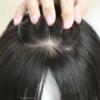 Women's Wavy Human Hair Topper, 15 x 16 cm, Silk Base with 2 cm PU, Approx. 20.3–55.9 cm, European Remy Hair view 3