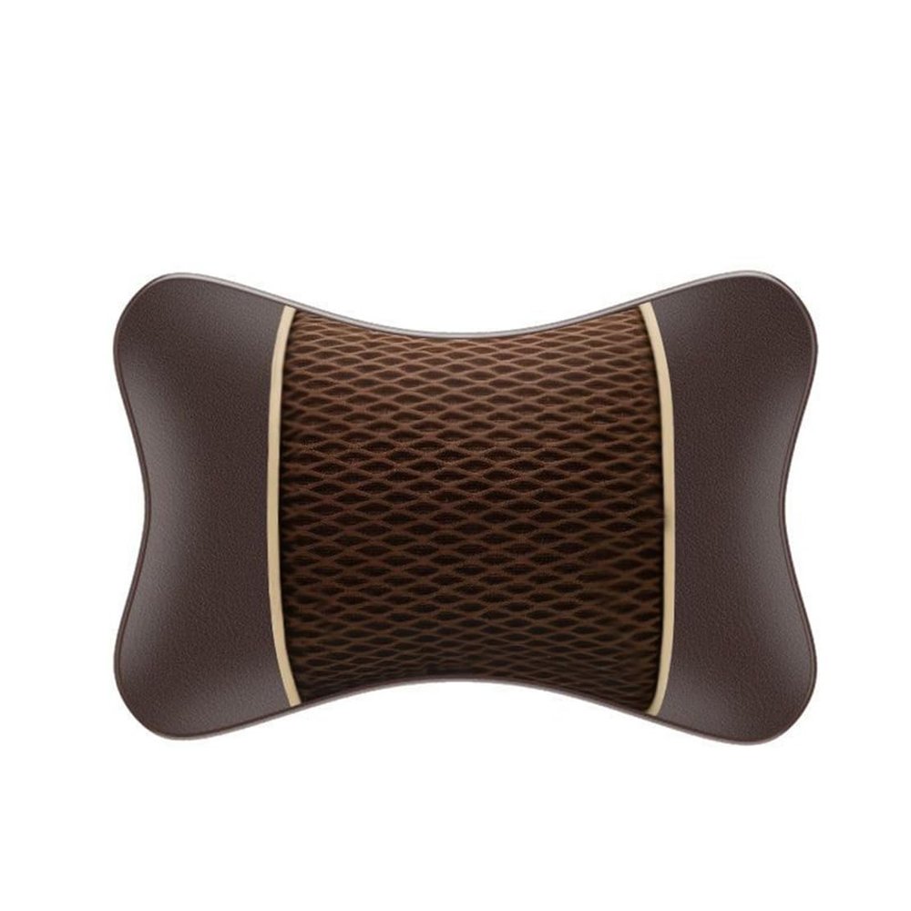 TAOYNJ Neck Support Pillow for Car Seats, Compatible with MINI F54 F55 F56 F57 F60, Soft Headrest, 3-Brown