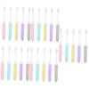 FRCOLOR 25-Piece Folding Travel Toothbrush Set with Soft Bristles for Adults, Lightweight, Portable, Hygienic and Practical for Camping and Travel view 1