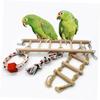 Yardwe Wooden Bird Toy Hanging Ladder with Swing Function view 3
