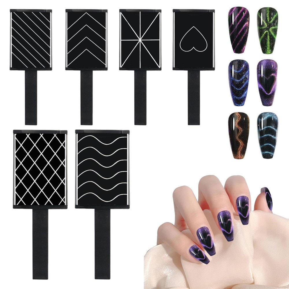 Manicure Nail Art Tool, Magnetic Pen Set for Cat-Eye Gel