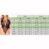 WILLBEST Women's Sexy Lingerie Set, Plus-Size Maternity Underwear, Bra Set, Babydoll Mini Dress, Bustier, 128 Garter Set with Over-the-Knee Stockings view 2