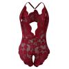 WILLBEST Women's Sexy Lingerie Set with Babydoll, Cotton Sports Bra, Thong and Catsuit view 1