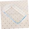 Kisangel Foldable Glass Cat Litter Box, Deformation-Resistant, for Kittens and Puppies view 2