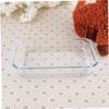 Kisangel Foldable Glass Cat Litter Box, Deformation-Resistant, for Kittens and Puppies view 3