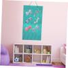 Abaodam Hanging Hair Accessory Organizer for Girls, Space-Saving Felt Storage for Hair Ties and Clips view 3
