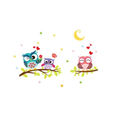 Removable Owl Wall Decals for Kids’ Rooms and Bedrooms