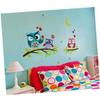 Removable Owl Wall Decals for Kids’ Rooms and Bedrooms view 2