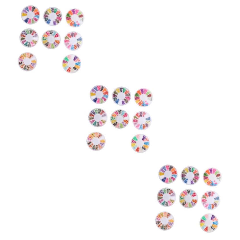 minkissy 3D Polymer Clay Fruit Slices for Nail Art and Crafts