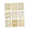 Healeved Gold Nail Stickers, 20 Pieces, Shiny Designs view 1