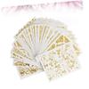 Healeved Gold Nail Stickers, 20 Pieces, Shiny Designs view 2