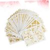 Healeved Gold Nail Stickers, 20 Pieces, Shiny Designs view 3