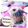 Ciieeo 12-Piece Yellow Graduation Cake Topper Set view 2