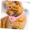 Supvox Adjustable Pink Silicone Pet Locator Collar Cover view 3