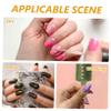 Mikinona Letter Nail Charms with Rhinestones view 3
