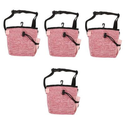 Supvox 4-Piece Dog Training Treat Bag Set, Portable Waist Bags for Snacks and Accessories