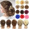 Messy Bun Hairpiece for Women, Wavy Curly Ponytail Extension view 2