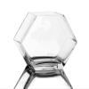 Hexagonal Glass Aquarium, Transparent Tabletop Aquarium for Betta Fish and Goldfish (Size: S) view 1