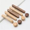 HDJNal Walnut Wood Drawer Pulls, Vintage Shabby-Chic, 160 mm Center-to-Center, 2-Pack view 4