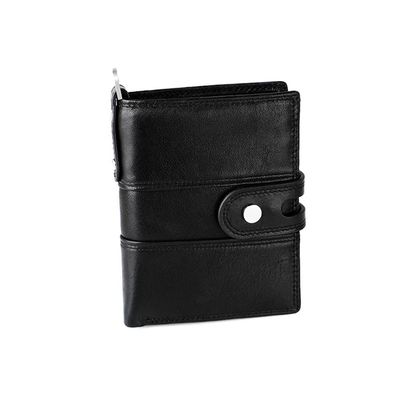 WolFum RFID Anti-Theft Men's Wallet, Leather Buckle, Retro Cowhide, Casual Coin Purse for Men (Color: 3-Pack, Size