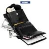 WolFum RFID Anti-Theft Men's Wallet, Leather Buckle, Retro Cowhide, Casual Coin Purse for Men (Color: 3-Pack, Size view 2
