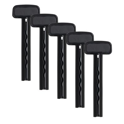 TubiPress Tube Squeezer, Made in Germany, 66 mm, 5-Pack, Black