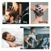 Men's Wavy Human Hair Toupee with Fine Mono-PU Base view 4