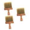 FRCOLOR 3-Piece Professional Barber Neck Brushes for Hair Removal view 1