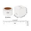 Healeved 100-Piece Eyebrow Positioning Stickers with Ruler view 2