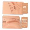 Healeved 100-Piece Eyebrow Positioning Stickers with Ruler view 4
