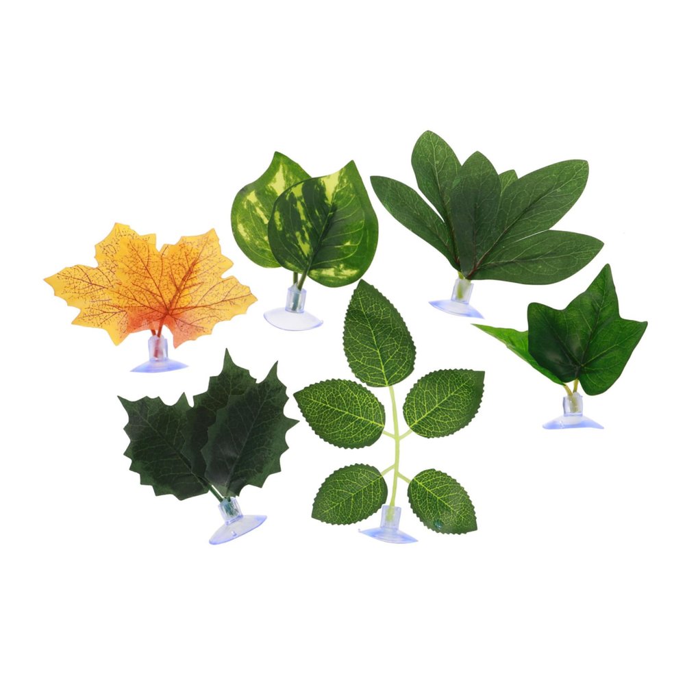 BESPORTBLE 6-Piece Artificial Aquarium Leaf Set