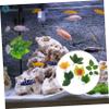 BESPORTBLE 6-Piece Artificial Aquarium Leaf Set view 3
