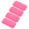 WOONEKY 4-Piece Silicone Eye Pads for Eyelash Extensions, Pink, Easy to Use for Salon and Home view 1