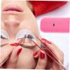 WOONEKY 4-Piece Silicone Eye Pads for Eyelash Extensions, Pink, Easy to Use for Salon and Home view 2