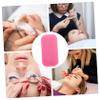 WOONEKY 4-Piece Silicone Eye Pads for Eyelash Extensions, Pink, Easy to Use for Salon and Home view 4