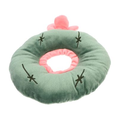Happyyami Adjustable Recovery Collar for Cats, Soft Plush, Green