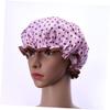 FRCOLOR 12-Pack Women's Waterproof Shower Caps for Thick, Curly Hair view 3