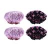 FRCOLOR 12-Pack Women's Waterproof Shower Caps for Thick, Curly Hair view 4