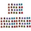 FRCOLOR 144-Piece Mini Hair Clips, Colorful Small Hair Clips for Girls, Creative Hairstyles and Daily Use view 1