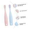 FRCOLOR 4-Piece Ultra-Fine Soft Toothbrush Set for Girls and Toddlers view 4