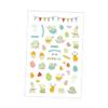 Healvian Glow-in-the-Dark Self-Adhesive Nail Stickers, 5 Sheets, Waterproof Easter Designs view 3
