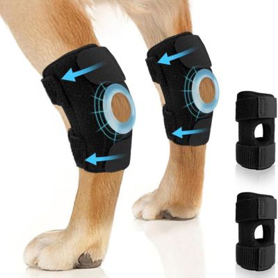 RC GearPro 2-Pack Dog Rear-Leg Joint Brace, Hock Support and Compression Wrap (S)