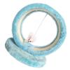 CIYODO 1-Piece Cat Scratching Toy with Mouse Pendant, Interactive Scratching Board for Kittens, Blue Design view 1