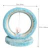 CIYODO 1-Piece Cat Scratching Toy with Mouse Pendant, Interactive Scratching Board for Kittens, Blue Design view 3