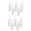 Refillable Plastic Pump Bottles, 250 ml, White, 10-Pack view 1