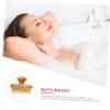 Wooden Shower Exfoliating Brush with Round Handle view 3