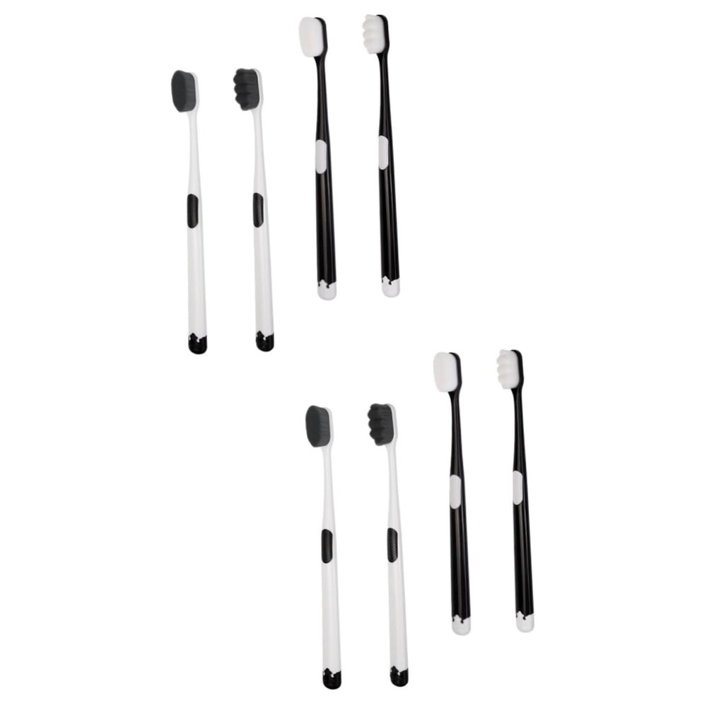 minkissy 8-Piece Soft Toothbrush Set for Adults and Children